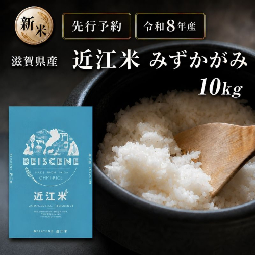 【令和8年産】新米 先行予約 特A受賞歴 みずかがみ 米 近江米 白米 10kg お米 ミズカガミ こめ コメ 滋賀県 豊郷町 2802041 - 滋賀県豊郷町