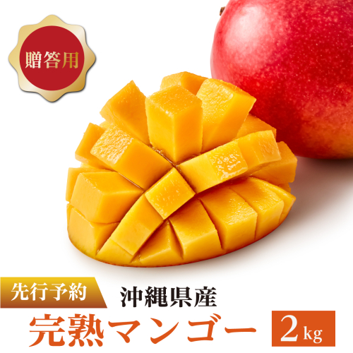 ＜先行予約＞マンゴー2kg　贈答用   I  マンゴー 2kg 贈答 用 フルーツ 果物 ギフト 大容量   沖縄県 南城市 ふるさと納税 石崎ファーム 2802250 - 沖縄県南城市