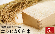 【令和8年産先行予約！】特別栽培米コシヒカリ　白米　5kg　[米・食味分析鑑定コンクール国際大会 特別優秀賞受賞]　【07208-0998】