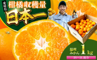 みかん[10月中旬から順次発送]温州みかん 1kg (2Sから2L混合サイズ)酸味さわやか愛媛じるし! 温州みかん 愛媛 みかん 果物 くだもの フルーツ 柑橘 愛媛県大洲市/玉川農園 [AGBC019]