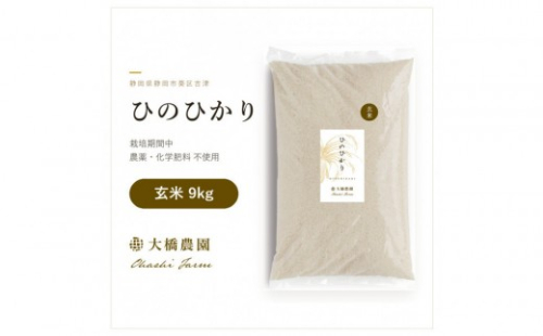 令和8年　玄米ヒノヒカリ9kg 2809044 - 静岡県静岡市