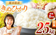 R8年産 きぬひかり 白米 25kg | お米 米 こめ おこめ 精米 キヌヒカリ 25キロ 国産 国産米 くまもと 熊本 熊本県 玉名市 玉名