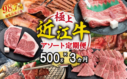 【期間限定】極上近江牛500g　食べ方色々！アソート定期便【ZZ61W】（滋賀県　近江八幡市） 2817565 - 滋賀県近江八幡市