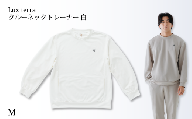 Lux Terra クルーネックトレーナー 白 Mサイズ