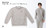 Lux Terra クルーネックトレーナー グレージュ Mサイズ