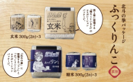 【先行予約】【令和8年産】北斗の拳パッケージ ふっくりんこ真空300g×2種 3セット HOKH024