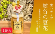 〈生ハチミツ 薫るはちみつ〉 峡谷の夏花 190g| 蜂蜜 はちみつ ハチミツ 生はちみつ 東京 檜原村