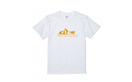 CafeどすオリジナルTシャツ　A柄白　Mサイズ【1622596】