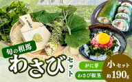 旬の相馬 相馬わさび 小セット約190g  薬味 野菜 食品 FAI-0041