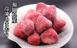 福岡名物「あかい・まるい・おおきい・うまい」でお馴染みの「あまおう」11月〜4月頃までしか食べられないあまおう苺を、新鮮なうちにカチカチに凍らせて冷凍苺にしました。瞬間冷凍にしているため果実がくっつい