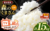 【 新米予約 】【 定期便6回 】令和8年産 熊本県産 森のくまさん 白米 15kg |  熊本 和水町 小分け 5kg 単位 5kg 10kg 15kg 20kg 25kg 30kg 熊本県 熊本 くまもと  単一米 単一原料米 こめ 米 ごはん 銘柄米 日本遺産 返礼品