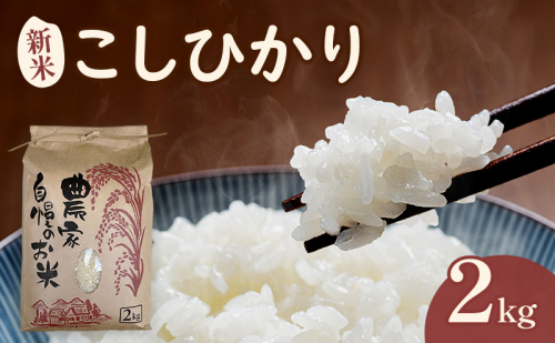 米 こしひかり2キロ(令和8年産) 若狭・天狗山農園 お米 こめ コメ 精米 ご飯 ごはん コシヒカリ 福井県 若狭町 2838311 - 福井県若狭町