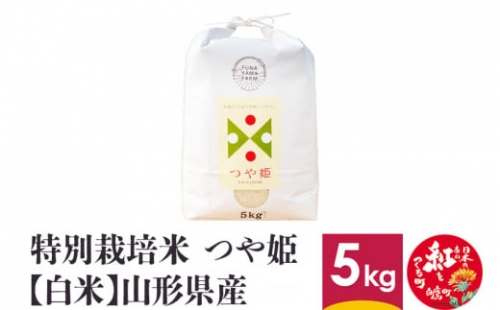 【船山ファーム】特別栽培米つや姫　5kg 283967 - 山形県白鷹町
