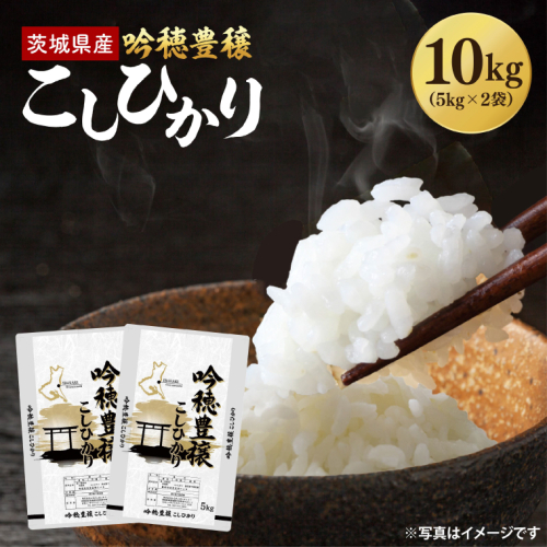＜令和8年産 ＞新米 吟穂豊穣こしひかり 10kg(5kg×2袋)精米 コシヒカリ こしひかり 米 ごはん コメ お米 白米 国産 茨城県産 2842359 - 茨城県大洗町