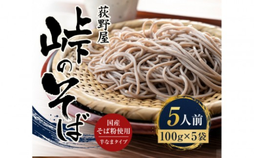 峠のそば 1人前 100g× 5袋 2842571 - 長野県長野市