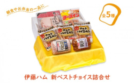 伊藤ハム　新ベストチョイス詰合せ〈ソーセージ ハム 5種 アルトバイエルン チーズイン ロースハム 焼き豚 朝食 おかず お弁当 ごはん お届け日指定不可〉〈2026年11月発送〉