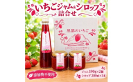 いちごジャムシロップ詰合せ イチゴ 苺 フルーツ スイーツ ストロベリー ジャム シロップ 甘い プレゼント ギフト おすすめ 贈答 富山県黒部市