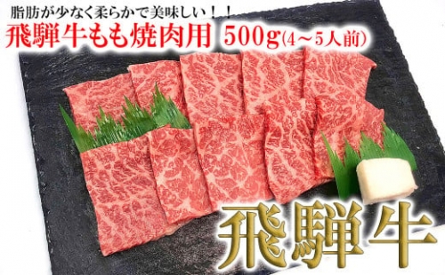 菊の井 飛騨牛モモ焼肉  500g（4～5人前）牛肉 ブランド牛 国産