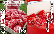 Angelina berrys farm 冷凍いちご　1kg　【11218-0426】