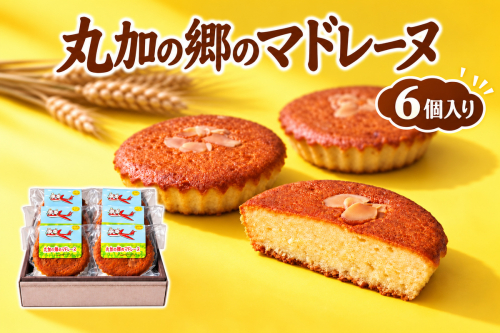 丸加の郷のマドレーヌ 6個入り 個包装｜北海道 滝川市 バター 焼き菓子 スイーツ 洋菓子 お菓子 北海道産小麦 きたほなみ おやつ ティータイム 贈り物 ギフト 手土産 お土産 プレゼント お取り寄せ 2849515 - 北海道滝川市