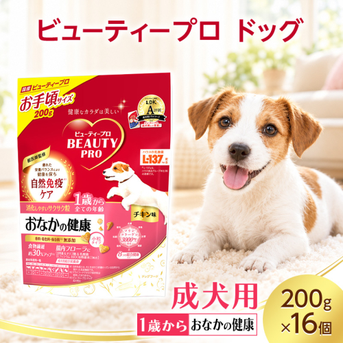 ビューティープロ ドッグ おなかの健康 1歳から 200g ケース販売 ペットフード 犬 愛犬 ペット ペット用品 犬用 愛犬用 ごはん 静岡 袋井市 2851065 - 静岡県袋井市