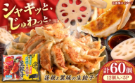 蓮根と黒豚の生餃子12個入り×5パック / 餃子 ぎょうざ れんこん / 佐賀県 / 佐賀冷凍食品株式会社 [41AHBI008]