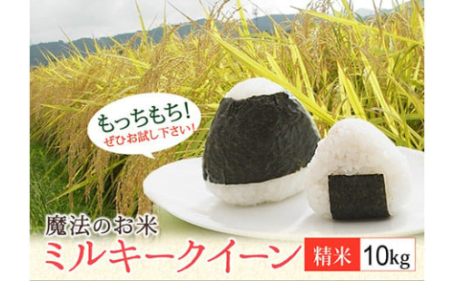 冷めてもおいしい魔法のお米 山形県産ミルキークイーン精米10kg F2Y-8131