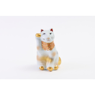 6号招き猫　金襴手