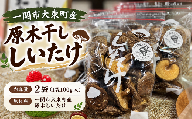 大東町産原木干ししいたけ 2袋