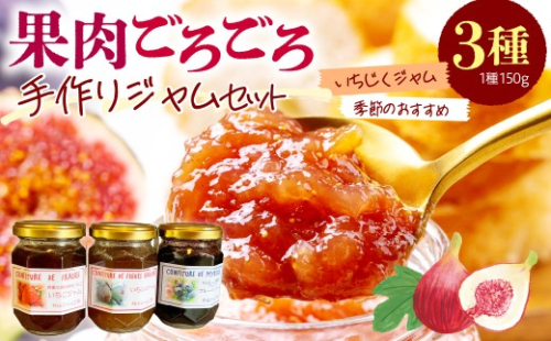 果肉ごろごろ手作りジャム３種類	 2860424 - 千葉県市原市