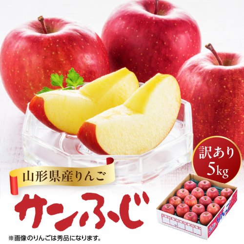 山形県産りんご 訳あり サンふじ 約5kg【2026年11月中旬頃～発送予定】 063-024 2860943 - 山形県大江町