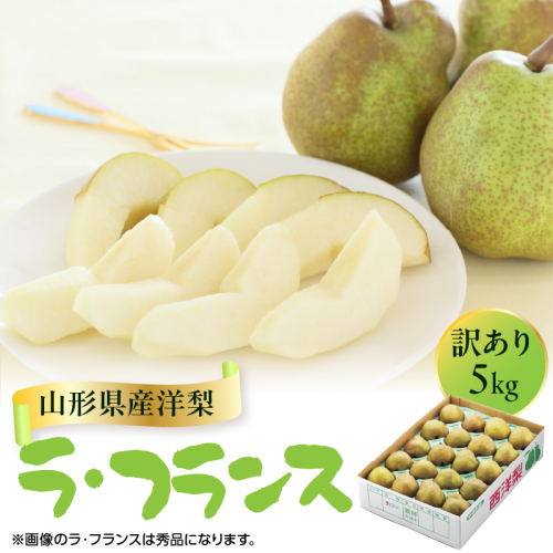 山形県産洋梨 訳あり ラ・フランス 約5kg【2026年11月上旬頃～発送予定】 063-027 2860945 - 山形県大江町