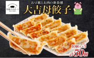 笑顔大吉ポーク 大吉母餃子 10個入り×5パック 計50個 国産 豚肉 肉餃子 餃子 惣菜 おかず ヘルシー 中華 点心 晩酌 ご飯のお供 手軽 夕食 贈り物 ギフト ご当地 株式会社ヒラノ 千葉県 成田市