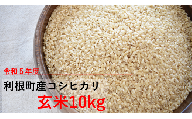 【令和5年度】利根町産コシヒカリ　玄米10kg