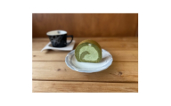 有機玄米粉のプレミアムロールケーキ お抹茶 18cm×1本【1728598】
