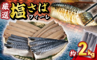 厳選 塩サバ フィーレ 約 2kg ノルウェー産 冷凍 ｻﾊﾞ 鯖 塩さば 塩鯖 フィレ フィーレ 厳選 海鮮 魚 訳なし 正規品 大容量 青魚 おかず 惣菜 魚介 おつまみ 弁当 人気 冷凍食品 グルメ 贈答 贈物 ギフト 長期保存 小分け お取り寄せ BBQ ふるさと納税 ふるさと納税サバ 送料無料 千葉県 銚子市 大一奈村魚問屋