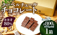 【1箱】チョコ屋 カカオ80％ クーベルチュールチョコレート カカオ80％チョコレート800g（400g×2袋）| チョコ チョコレート カカオ80％ ハイカカオ 高カカオ 美味しい クーベルチュール チョコレート チョコ屋 人気 個包装 食べやすい リピート 埼玉県 草加市★