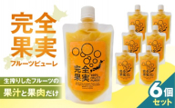 完全果実　6個セット 【生搾り フルーツピューレ 果汁 果肉 ギフト 健康】
