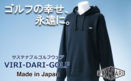 再生ポリエステル使用 サステナブル・ゴルフウェア・ブランド  VIRI DARI ( ヴィリダリ ) GOLF のウェア メンズ プルオーバーフーディー Black ＸＬサイズ 【ゴルフ ゴルフウェア GOLF VIRIDARI ヴィリダリ ブランド おしゃれ サステナブル 吸水 速乾 UV ケア 着心地 デザイン おすすめ 四日市 四日市市 三重県 贈り物 プレゼント スポーツ アパレル】