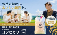 【食味検査Sランク】令和8年産 栽培期間中農薬不使用 上市町湯神子産コシヒカリ（玄米）10kg 新米 10キロ こしひかり 玄米食 玄米ご飯 げんまい 農薬不使用 有機肥料 富山県産 富山県 上市町 湯神子 剱岳 雪解け水 富山米 国産 まとめ買い 大容量 家族 健康 低温乾燥 樋口農園 ソムリエH ごはんソムリエ 環境にやさしい 贈り物 ギフト 産地直送 ごはん 米 お米 こめ おこめ コメ