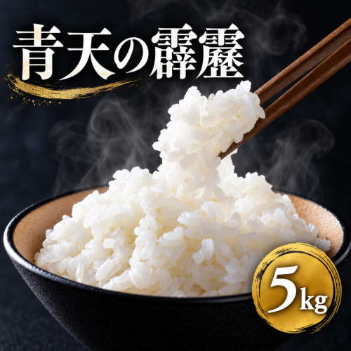 米【4月発送開始】青天の霹靂 白米5kg 青森県産 特Aブランド米 2870134 - 青森県平川市