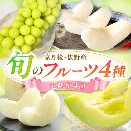 【定期便4回】京丹後・俵野産 旬のフルーツ4種 2870309 - 京都府京丹後市