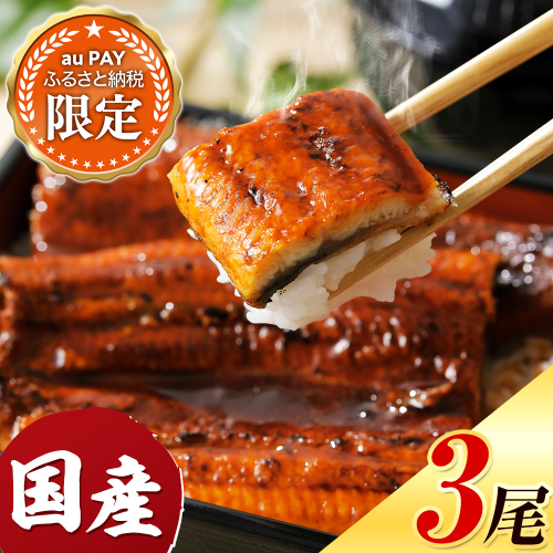【三太郎の日限定】【先行予約】うなぎ 国産 鰻の蒲焼 3尾《2027年1月より順次出荷》| うなぎの蒲焼き うなぎ 鰻 蒲焼 蒲焼き ウナギの蒲焼 徳島県産 2870575 - 徳島県上板町
