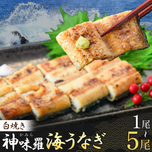 神味羅海うなぎ 白焼き 選べる内容量 1尾 2尾 3尾 4尾 5尾 有限会社佐々木水産《60営業日以内に出荷予定(土日祝除く)》熊本県 葦北郡 津奈木町 うなぎ 鰻 ウナギ 神味羅 海うなぎ 2870973 - 熊本県津奈木町
