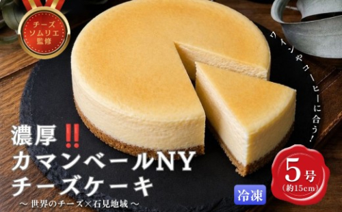 濃厚!!カマンベールニューヨークチーズケーキ５号 【214_0001】 2871211 - 島根県浜田市