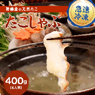 【京都府舞鶴産】 たこのしゃぶしゃぶ用スライス 400g（約4人前） | たこのしゃぶしゃぶ 国産たこ 舞鶴産 海鮮しゃぶしゃぶ 鍋 冷凍タコ ぷりぷり食感 たこスライス お取り寄せ ふるさと納税 ご当地グルメ 海産物 家庭用 ギフト用