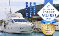 124-3　【海の駅・宇土マリーナ】ボートレンタル・ライセンス・陸地保管・係留料ご利用割引券 C