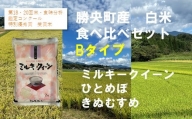 食味コンテスト受賞者の作るお米シリーズ「白米食べ比べセット2kg×3種」Bタイプ_S85
