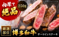 博多和牛サーロインステーキ 250g[250g×1枚]  桂川町/株式会社 MEAT PLUS [ADAQ004]