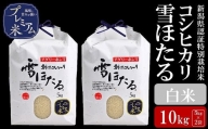 【令和5年産米】甘味の強いプレミアム米 新潟県認証特別栽培米 コシヒカリ 白米 10kg（5kg×2袋）[ZC397]
